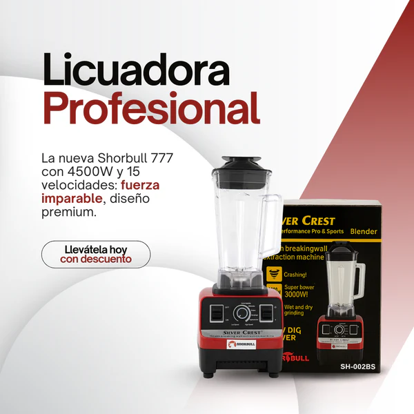 Licuadora Profesional Shorbull - 4500W